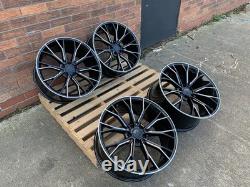 Jantes en alliage Pol Noir 669m style RF8 20 pouces adaptées aux BMW 5 6 7 8 Série X3 X4 5X112