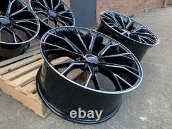 Jantes en alliage Pol Noir 669m style RF8 20 pouces adaptées aux BMW 5 6 7 8 Série X3 X4 5X112