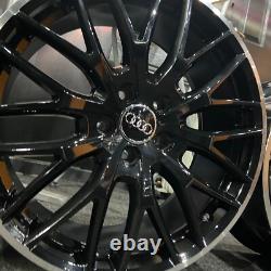 Jantes en alliage S-Line Style 18 pouces Gloss Black Audi A3 2020 Ex Display + plus encore
