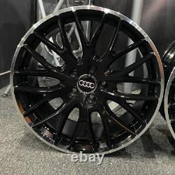 Jantes en alliage S-Line Style 18 pouces Gloss Black Audi A3 2020 Ex Display + plus encore