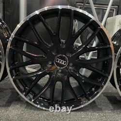 Jantes en alliage S-Line Style 18 pouces Gloss Black Audi A3 2020 Ex Display + plus encore