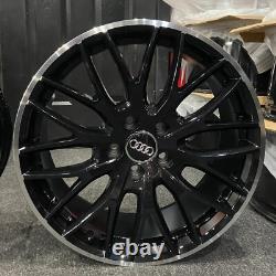 Jantes en alliage S-Line Style 18 pouces Gloss Black Audi A3 2020 Ex Display + plus encore