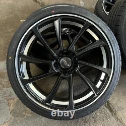 Jantes en alliage Satin Black de style Audi A3 S3 19 pouces avec pneus 235/35/19 en exposition