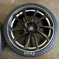 Jantes en alliage Satin Black de style Audi A3 S3 19 pouces avec pneus 235/35/19 en exposition