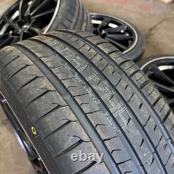Jantes en alliage Satin Black de style Audi A3 S3 19 pouces avec pneus 235/35/19 en exposition