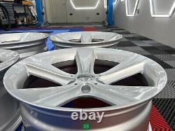 Jantes en alliage Style 19 128 10 arrière avec pneus BMW E60 E61 Série 5 Grande concave
