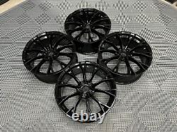 Jantes en alliage Wamenau Style Gloss Black 18 2025 pour Golf R, compatibles avec Volkswagen MK7 MK98