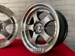 Jantes en alliage Work Meister S1 style à profond déport 4X 18 5X100 5X112 pour Subaru VW