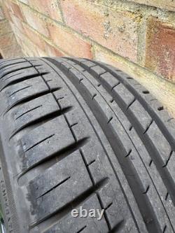 Jantes en alliage au style Porsche Carrera Sport Vt 15 pouces 4x100 et pneus Michelin PS3