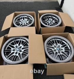 Jantes en alliage d'origine BMW style 65, décalées, entièrement restaurées