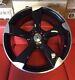 Jantes En Alliage De Style 18 Ttrs Adaptées Pour Audi A3 A4 A6 Finition Noir Poli