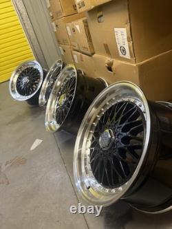 Jantes en alliage de style BBS RS de 19'' adaptées pour Mercedes Classe C E, BMW W205 W206 W212 W213