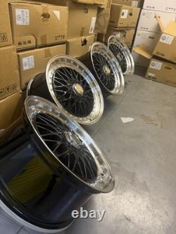 Jantes en alliage de style BBS RS de 19'' adaptées pour Mercedes Classe C E, BMW W205 W206 W212 W213