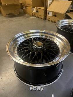 Jantes en alliage de style BBS RS de 19'' adaptées pour Mercedes Classe C E, BMW W205 W206 W212 W213