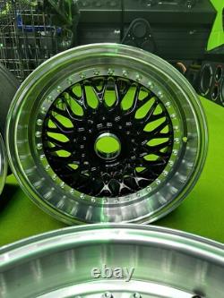 Jantes en alliage de style BBS en treillis BLANK PCD 17x9J NEUVES