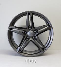 Jantes en alliage de style S Line de 18 pouces, ensemble de 4, 5x112 adapté à la plupart des AUDI, VW, SEAT