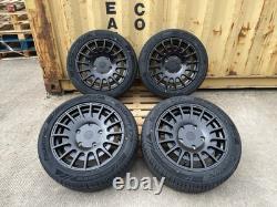 Jantes en alliage de style Transit St 18 pouces 5x160 adaptées aux pneus du fourgon Ford Transit Custom montés