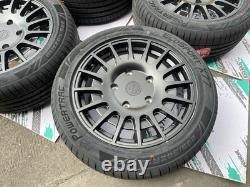 Jantes en alliage de style Transit St 18 pouces 5x160 adaptées aux pneus du fourgon Ford Transit Custom montés