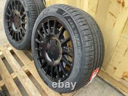 Jantes en alliage de style Transit St 18 pouces 5x160 adaptées aux pneus du fourgon Ford Transit Custom montés