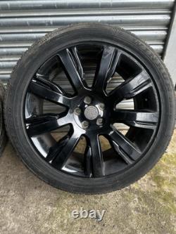 Jantes en alliage noir 21 Style 1001 avec pneus pour Land Rover Discovery 5 D3 D4 Range