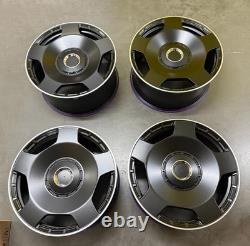 Jantes en alliage noires X4 22 G63 Bloc 8128 Style ML Mercedes G Wagon 10J 5x130