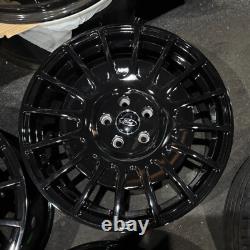 Jantes en alliage noires brillantes style Ford 18 pouces Ex Display Transit custom Tourneo + plus