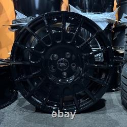 Jantes en alliage noires brillantes style Ford 18 pouces Ex Display Transit custom Tourneo + plus