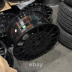 Jantes en alliage noires brillantes style Ford 18 pouces Ex Display Transit custom Tourneo + plus