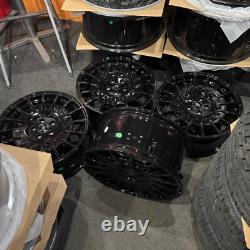 Jantes en alliage noires brillantes style Ford 18 pouces Ex Display Transit custom Tourneo + plus