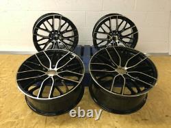 Jantes en alliage noires de style 405M de 20 pouces 5x120 pour BMW E90 F10 F30 F32 F01 F10