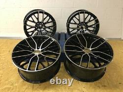 Jantes en alliage noires polies de style M5 de 20 pouces 405m adaptées aux séries BMW 3 4 5 6