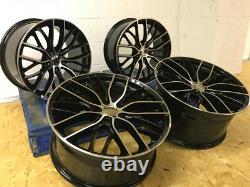 Jantes en alliage noires polies de style M5 de 20 pouces 405m adaptées aux séries BMW 3 4 5 6