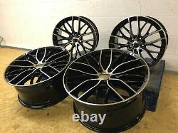 Jantes en alliage noires polies de style M5 de 20 pouces 405m adaptées aux séries BMW 3 4 5 6