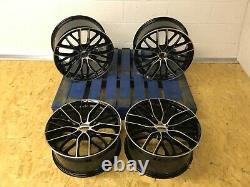 Jantes en alliage noires polies de style M5 de 20 pouces 405m adaptées aux séries BMW 3 4 5 6