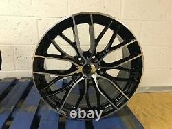 Jantes en alliage noires polies de style M5 de 20 pouces 405m adaptées aux séries BMW 3 4 5 6
