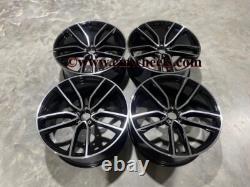 Jantes en alliage style E53 20 pouces noires brillantes polies Mercedes Classe E W205 W213