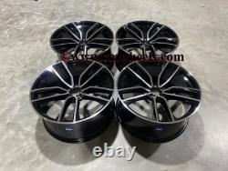Jantes en alliage style E53 20 pouces noires brillantes polies Mercedes Classe E W205 W213
