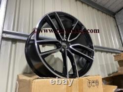 Jantes en alliage style E53 20 pouces noires brillantes polies Mercedes Classe E W205 W213