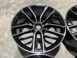 Jantes en alliage style E53 20 pouces noires brillantes polies Mercedes Classe E W205 W213