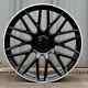 Jantes En Alliage Style Mercedes Gle 311 Noires Ml X4 22 Gle Gls 10j/11.5j 5x112