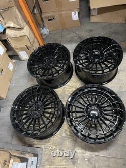 Jantes en alliage style Mercedes Maybach 21'' pour ML Gle Coupé Classe Gls, roues arrière plus larges