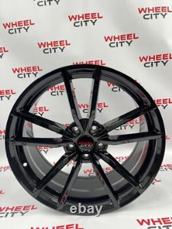 Jantes en alliage style Pretoria 19 pouces VW Golf noir brillant MK5/6/7/7.5/8 5x112