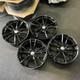 Jantes En Alliage Style Pretoria Gloss Black 17" D'exposition Pour Vw Polo, 5x100 Pcd, Gti Gtd
