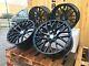 Jantes En Alliage Style R8 18 Pouces Vw Golf Caddy Audi A3 A4 Tt X4 8j 5x112 Noires