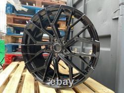 Jantes en alliage style RS6 19 2023 noires pour Golf MK5 MK6 MK7 MK7.5 Audi A3 A4 A6