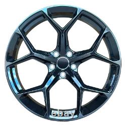 Jantes en alliage style RS6 RS3 18 2023 noires brillantes ensemble de 4
