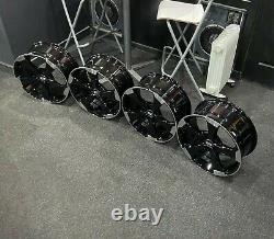 Jantes en alliage style rotor Audi RS3 19 pouces noires brillantes Ex Display Audi A3 S3 + plus