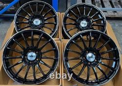 Jantes en alliage style turbine premium X4 19 pouces noires PL A B Classe CLA C A45 CLA45 GLA