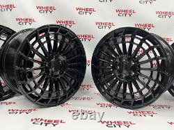 Jantes en alliage style twist Mercedes Maybach de 19 pouces noires brillantes décalées 5x112