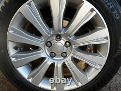 Jeu de 4 jantes en alliage 19 pouces Range Rover Evoque en style argent étincelant 103 2012